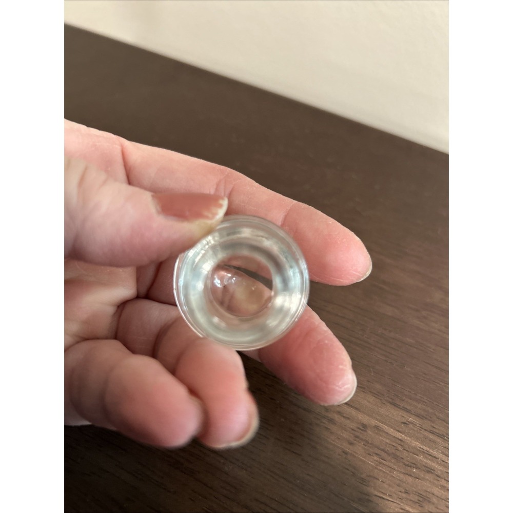 Vintage 70's Clear Glass Percolator Top Replacement - Picture 5 of 6
